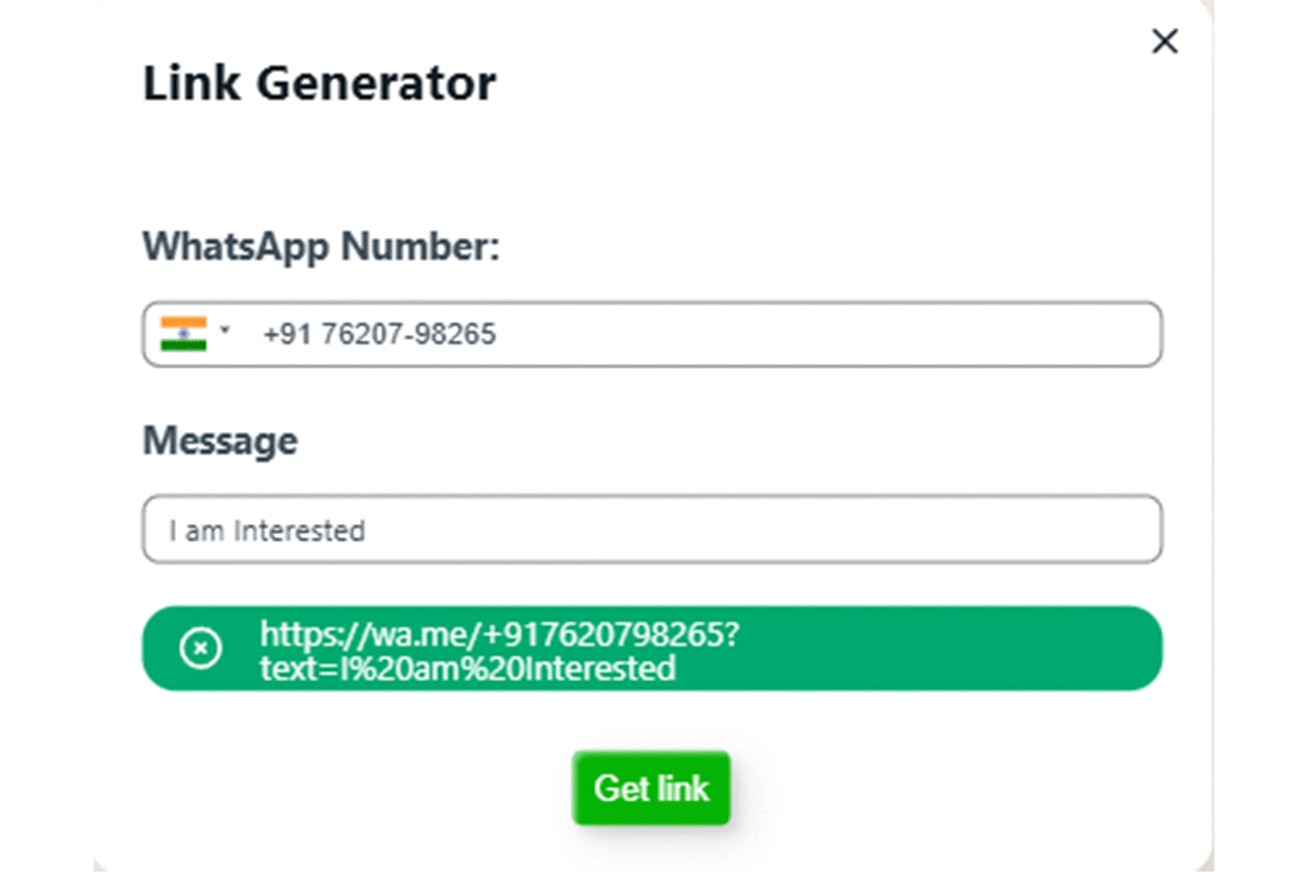 Link Generator